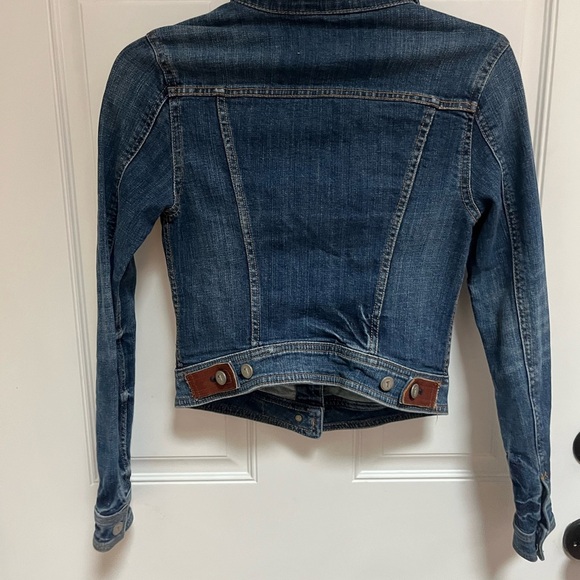 Anthropologie Pilcro Jean jacket with leather detail size XS - Picture 5 of 6